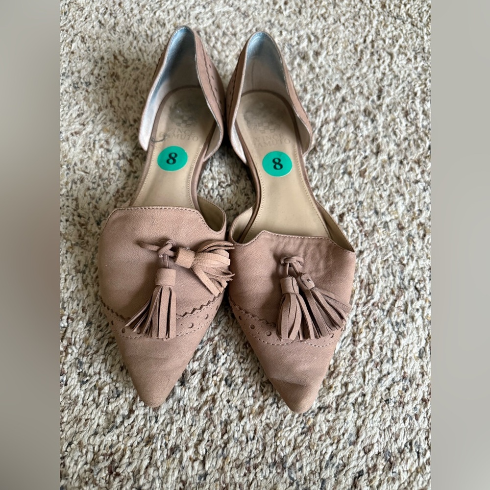 Vince Camuto flats with tassels
